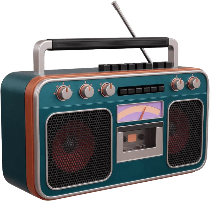 Boombox art urbain