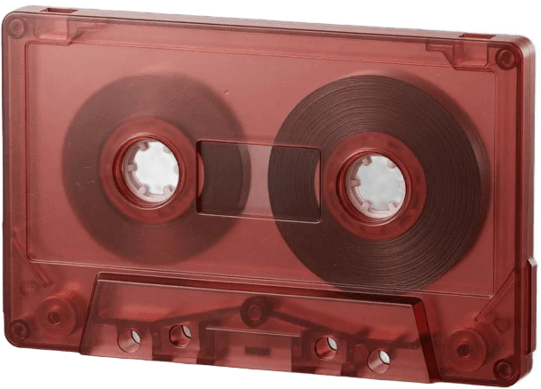 Cassette audio découpée