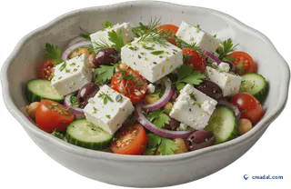 Bol de Salade Feta