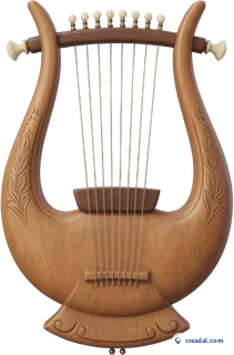 Illustration de lyre grecque