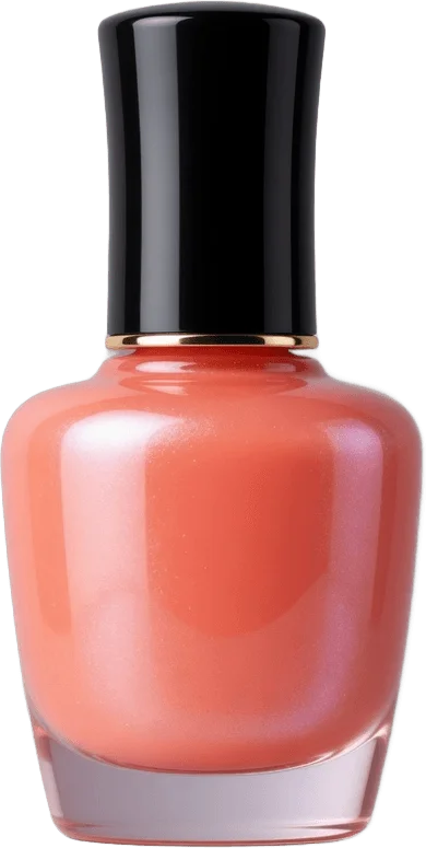 Vernis corail brillant