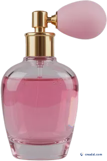 Flacon de parfum rose