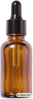 Flacon sérum ambré
