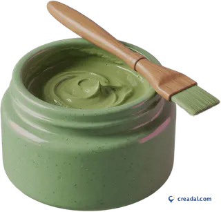 Pot de masque d'argile