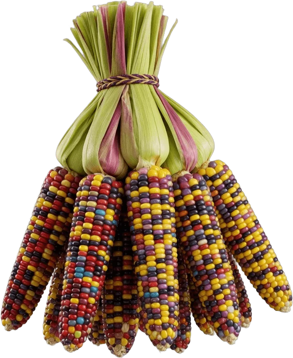 Maïs indien coloré