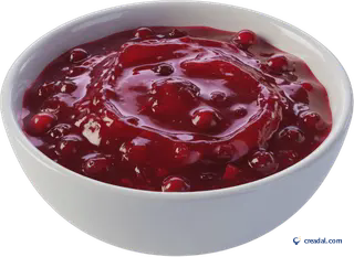 Schale mit Preiselbeeren