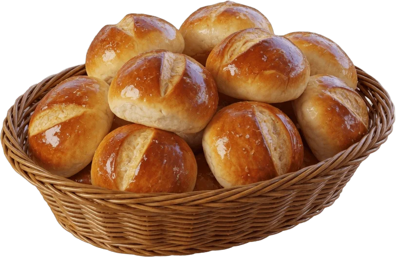 Basket of Dinner Rolls