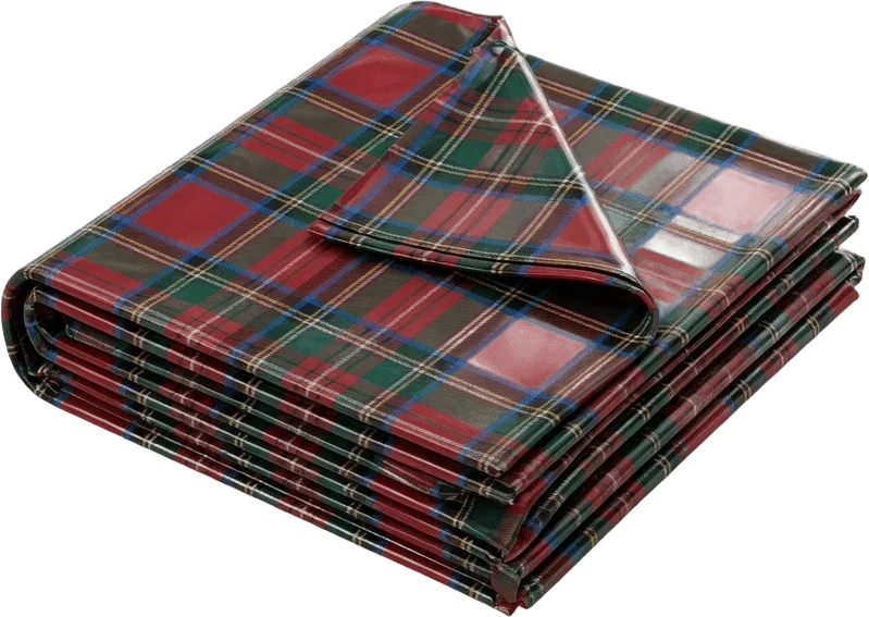 Couverture écossaise pliée