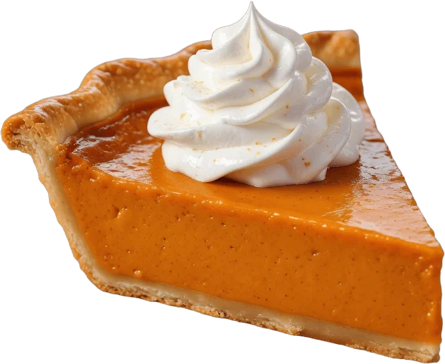 Pumpkin Pie Slice