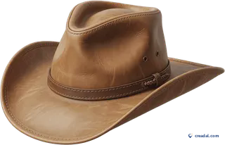 Chapeau cowboy en cuir