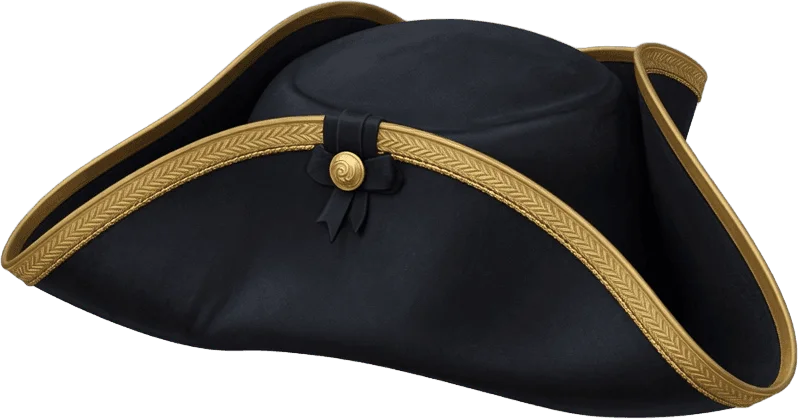 Chapeau tricorne pirate