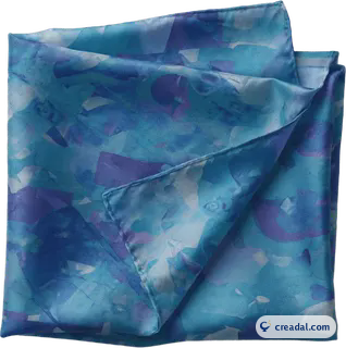Foulard de soie plié