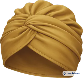 Foulard Turban Moutarde