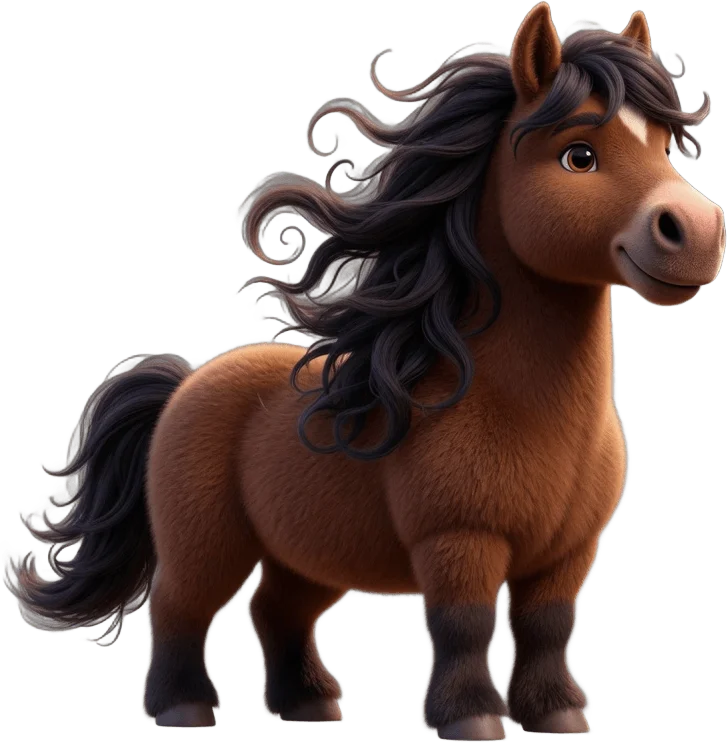 Caballo marrón