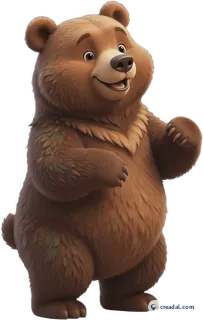 Friendly Brown Bear