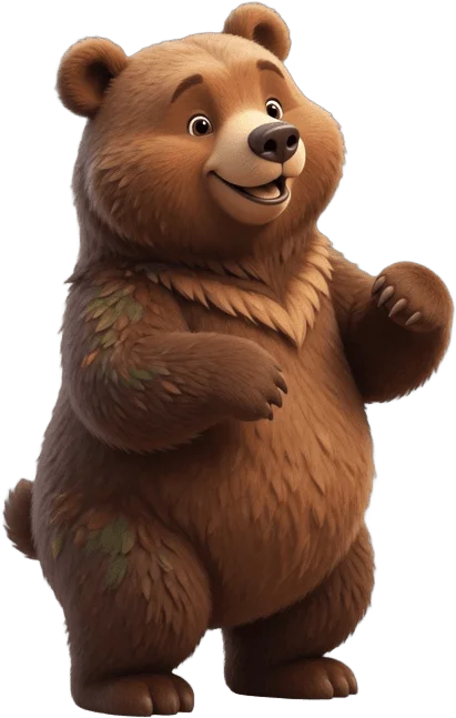 Friendly Brown Bear