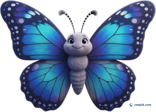 Blue morpho butterfly