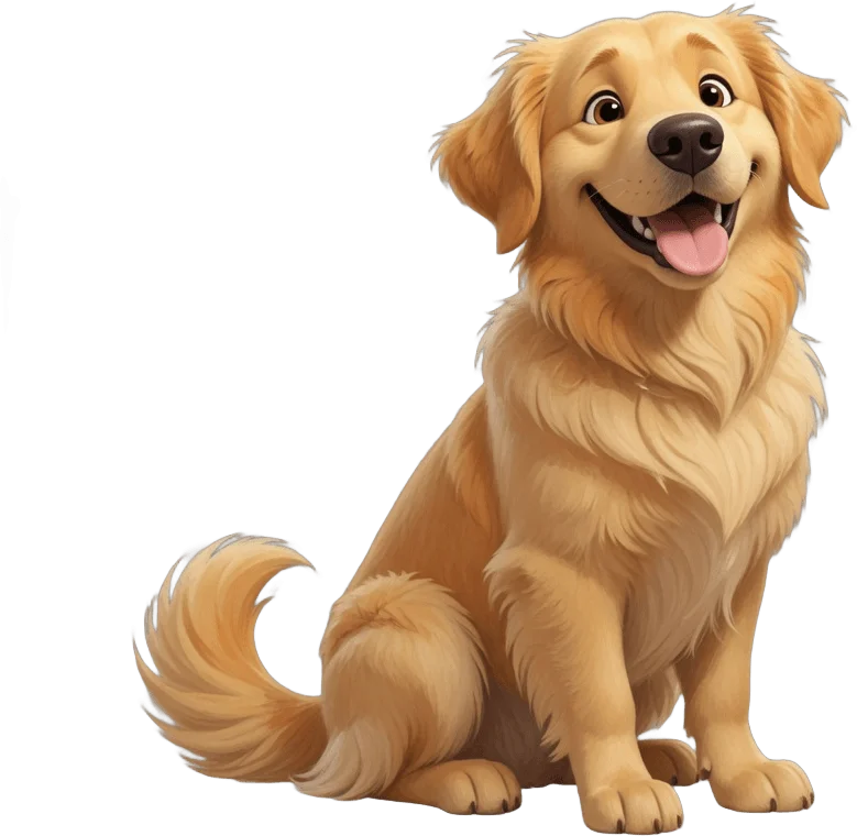 Golden Retriever Joyeux