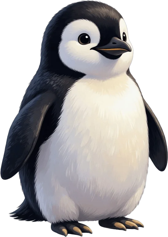 Cute Emperor Penguin
