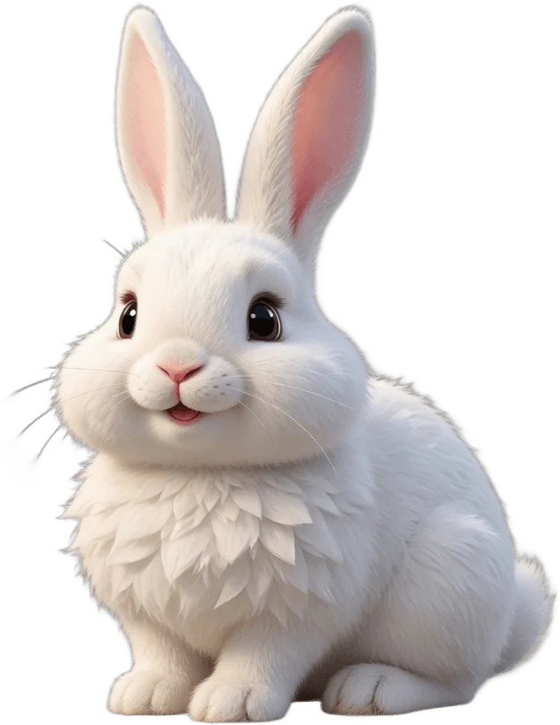 Lapin Blanc Duveteux
