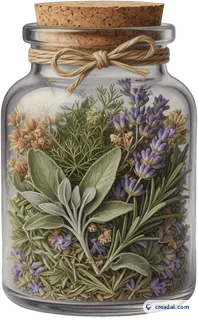 Dried Herb Jar
