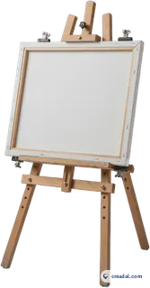 Wooden painting easel