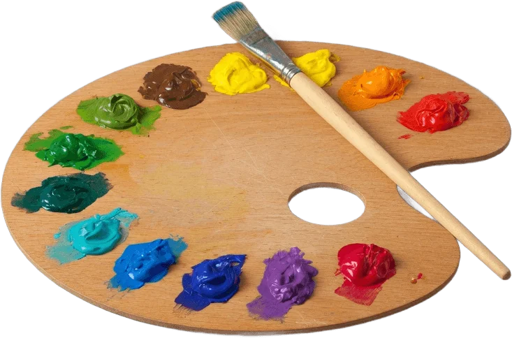 絵の具パレット