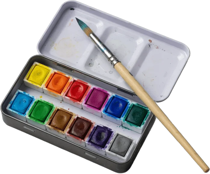 Boîte d'aquarelle