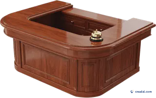 Wooden Concierge Desk