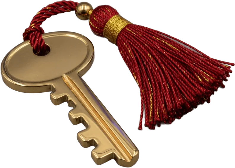 Brass Room Key