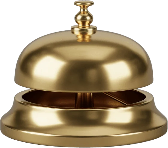Brass Reception Bell