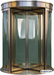 Glass Revolving Door