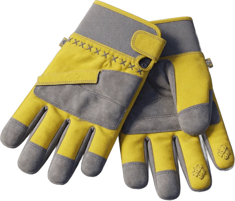 Yellow Work Gloves