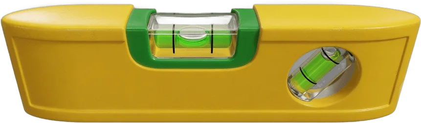 黄色い水平器