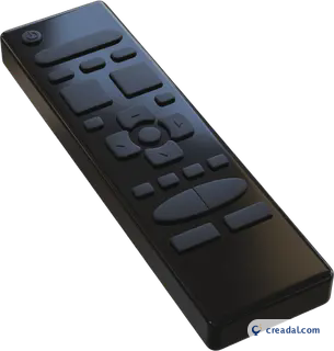 Télécommande TV noire