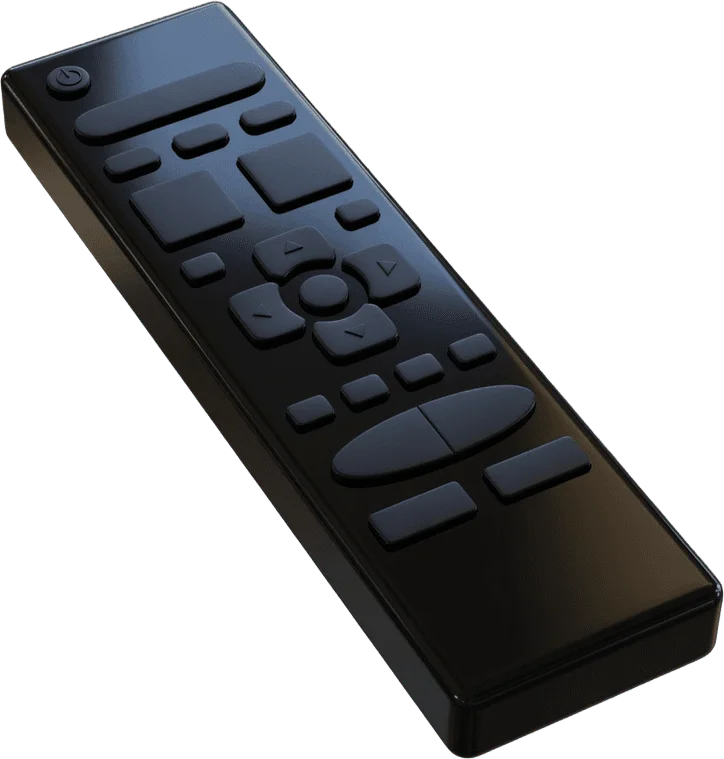 Télécommande TV noire
