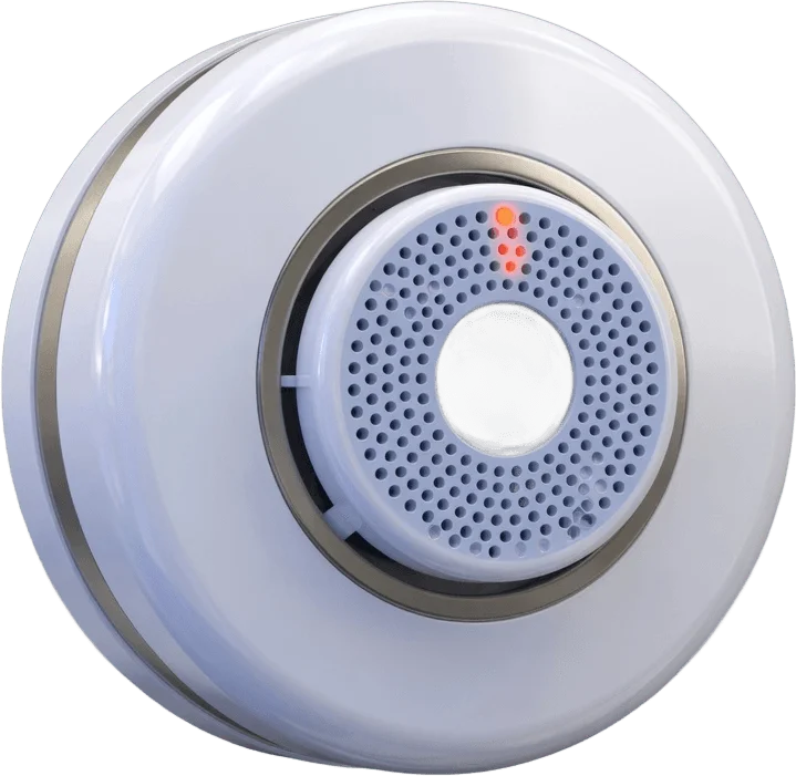 Round smart smoke detector