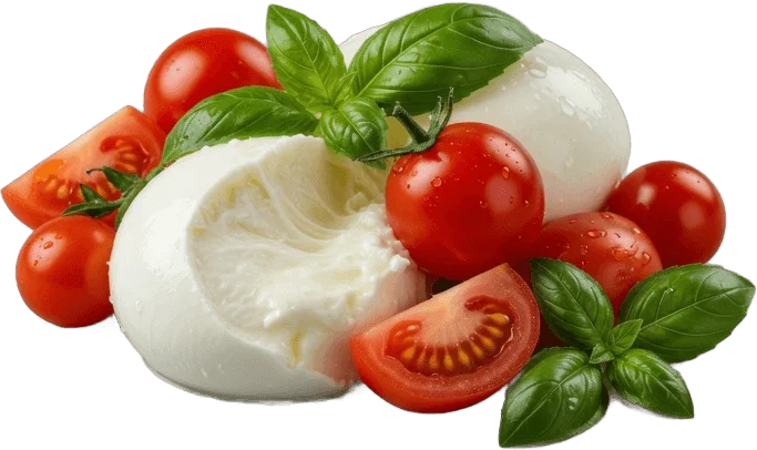 Mozzarella fraîche caprese