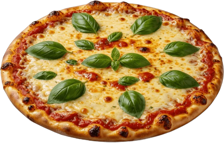 Pizza Margherita au Basilic