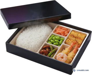 Boîte Bento Ouverte
