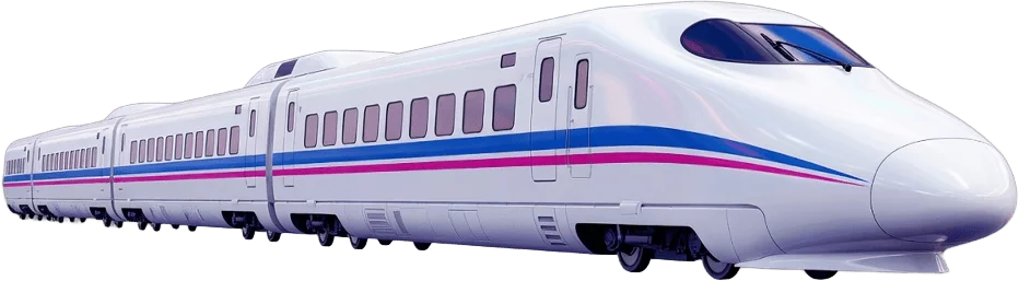 Shinkansen blanc
