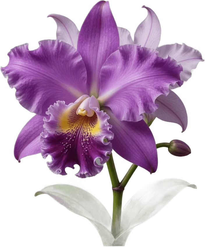 Orchidée Tropicale Violette