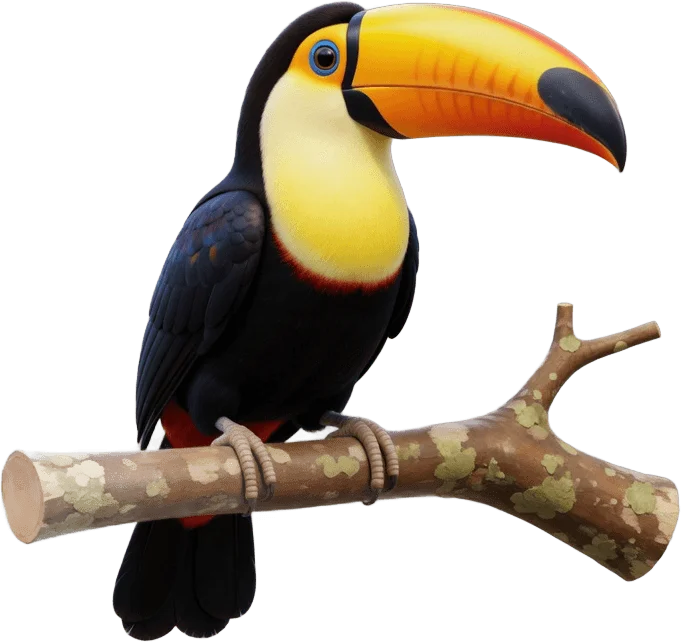 Toucan on a Branch