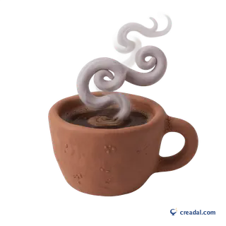 Clay coffee cup