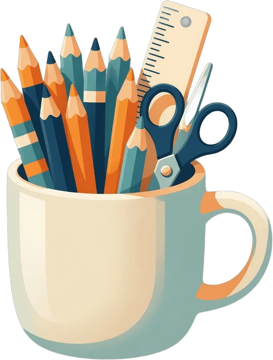 Mug porte-crayons