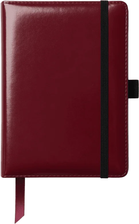 Closed Burgundy Planner