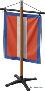 Mât de bannière fan