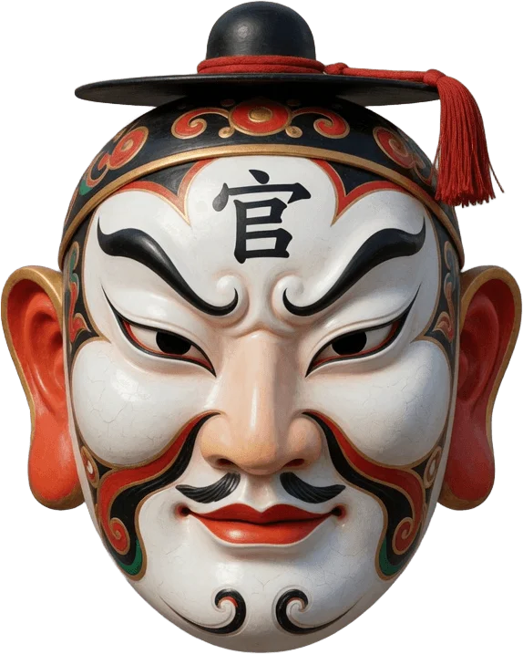Masque talchum coréen