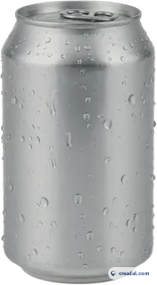 Blank aluminium can