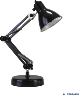 Lampe de bureau noire